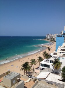The view from our room. I still wish I was waking to the sound of ocean waves.