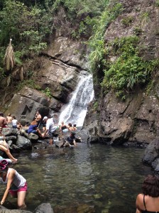 I went under these falls!